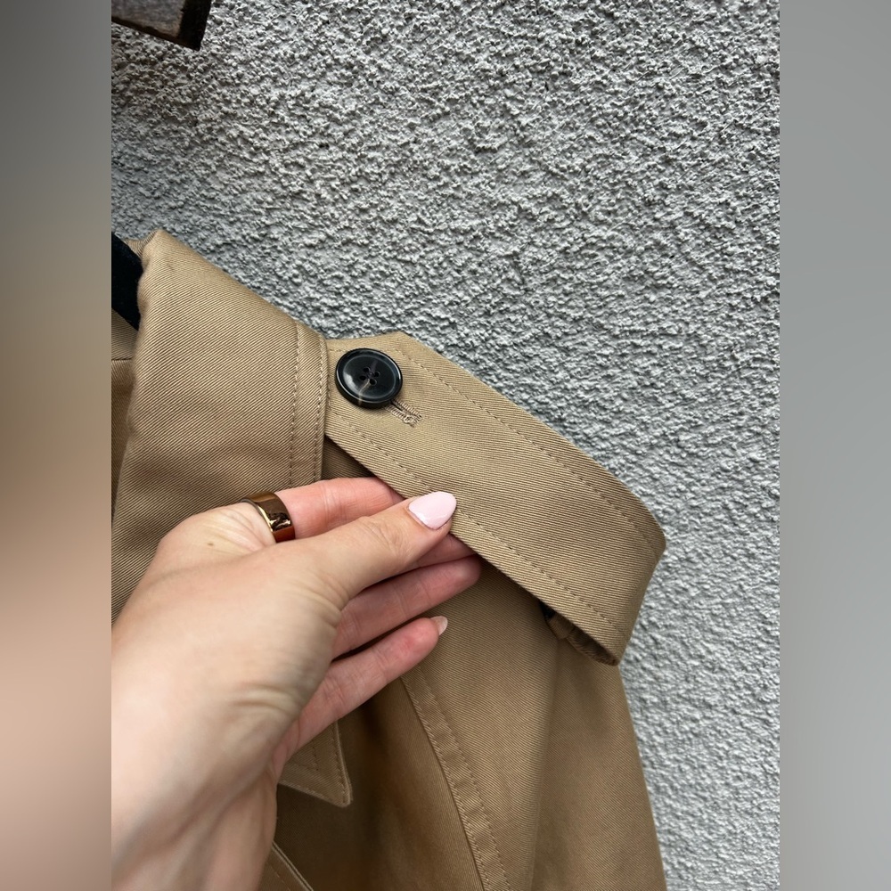 FRAME The Swing Trench Jacket in Desert Tan - Picture 16 of 16